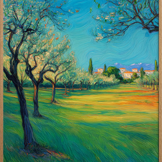 Luftens stille hvisken - Oak Frame, No Border