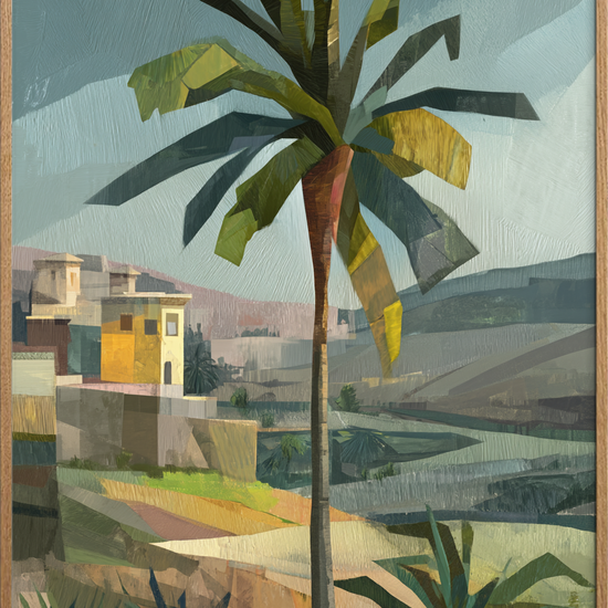 Smagen af sol og salt - Oak Frame, No Border