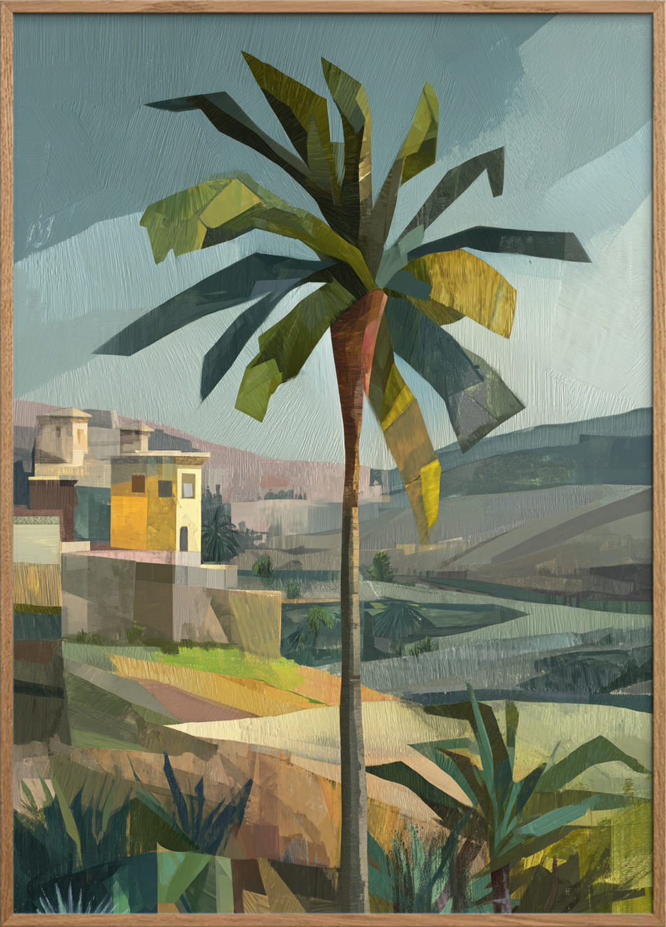 Smagen af sol og salt - Oak Frame, No Border