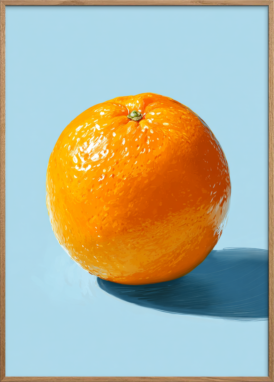 Saftens stille klang - Oak Frame, No Border