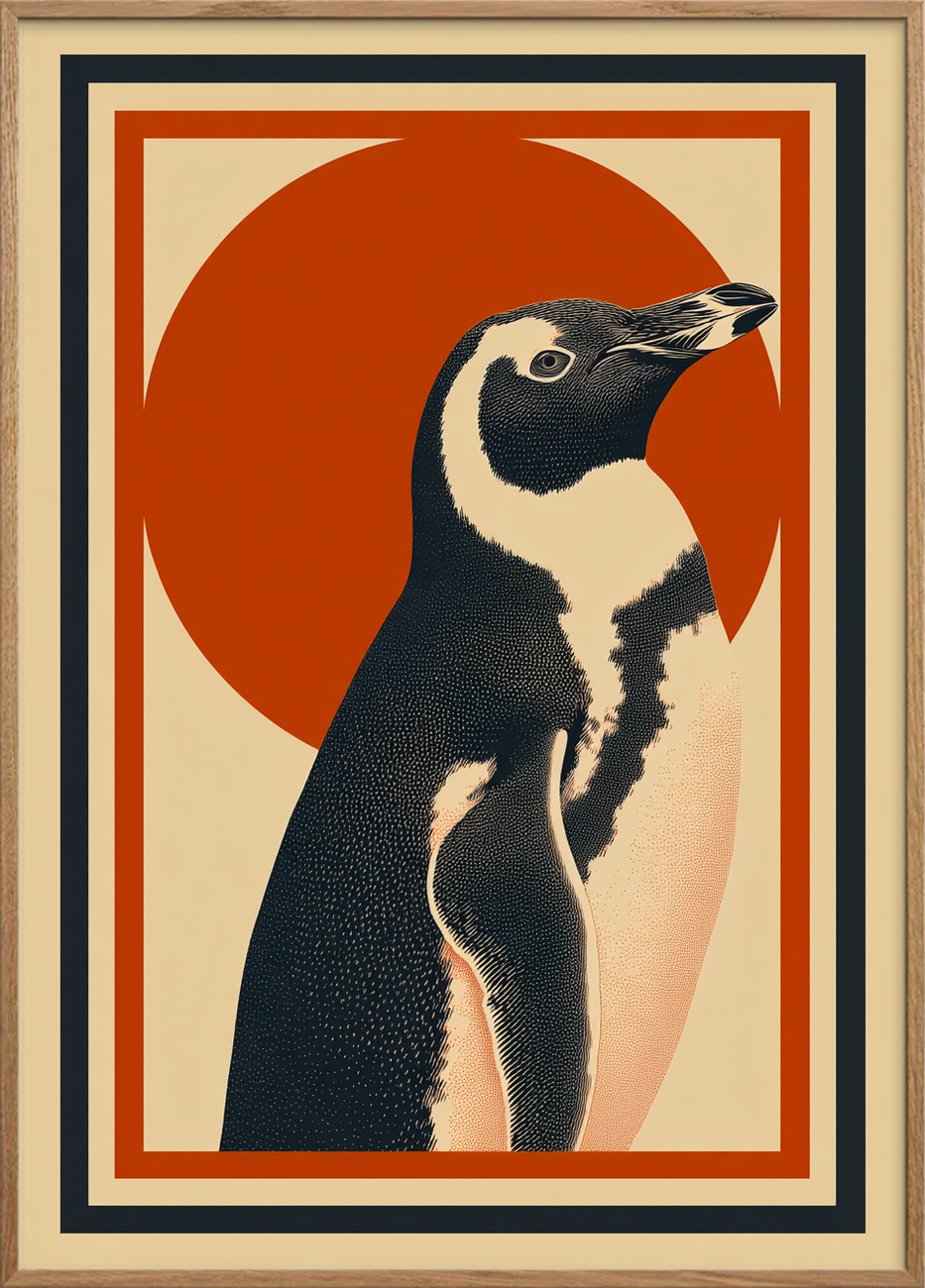 Vinterens bløde hvisken - Oak Frame, No Border