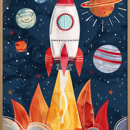 Smagen af stjerneskud - Oak Frame, No Border