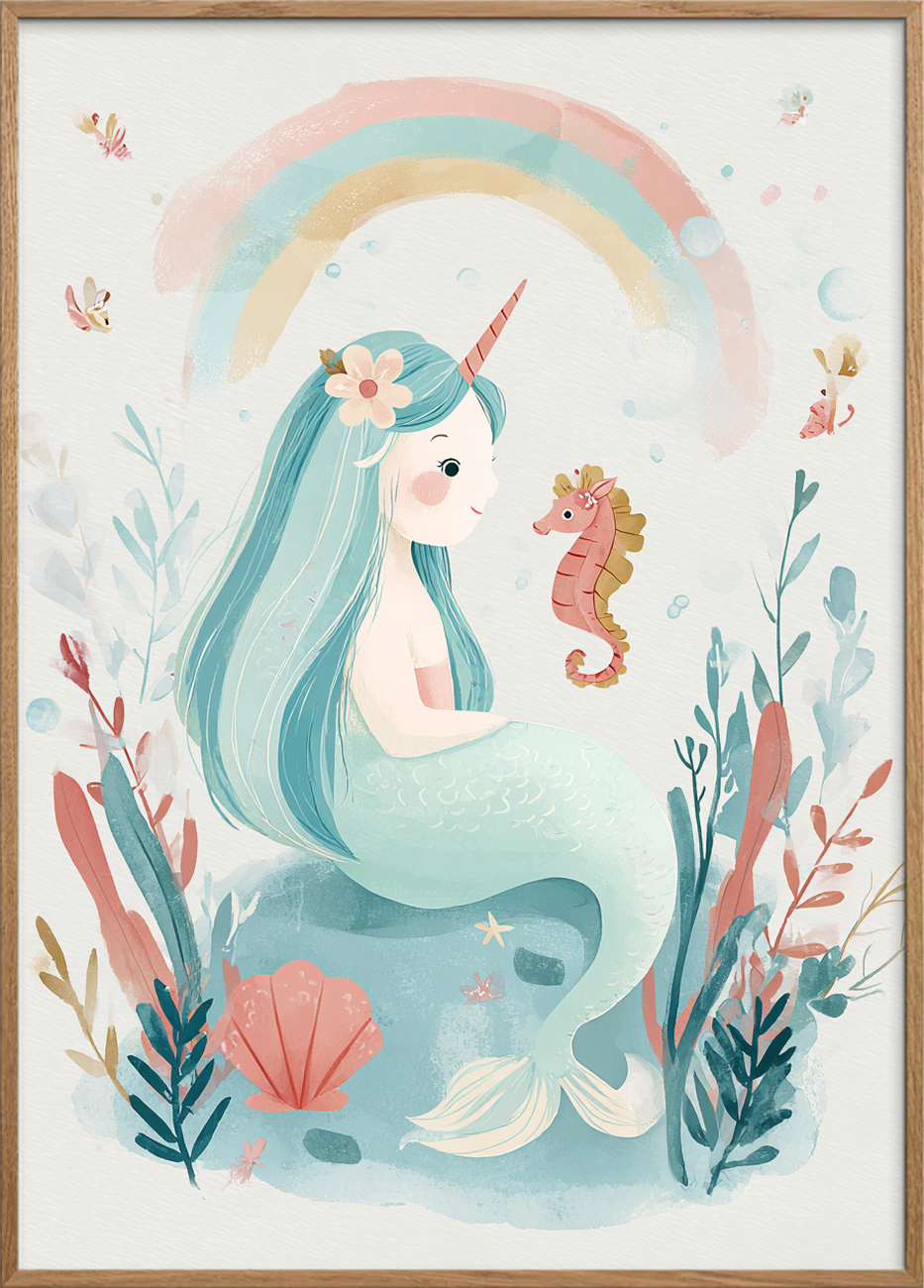 Regnbuens stille sang - Oak Frame, No Border