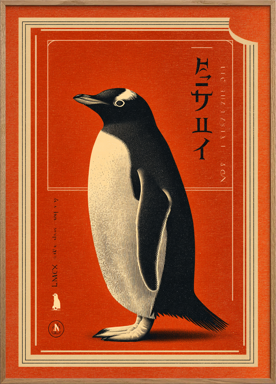 Havet hvisker under fjer - Oak Frame, No Border