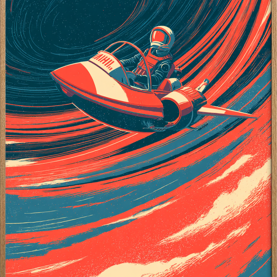 Stjernedansens hvisken - Oak Frame, No Border