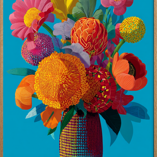 Hviskende farvers klang - Oak Frame, No Border