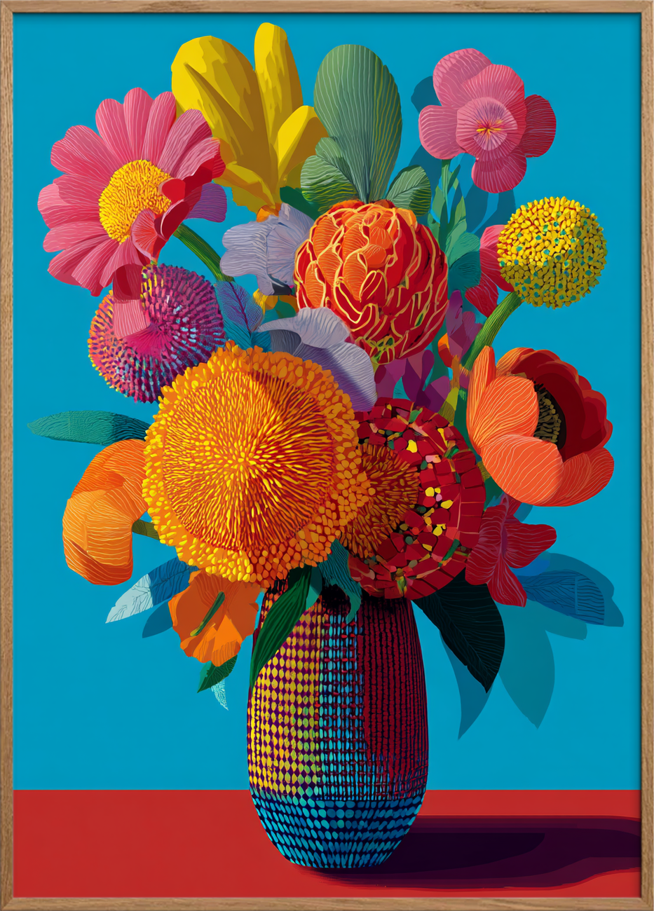 Hviskende farvers klang - Oak Frame, No Border