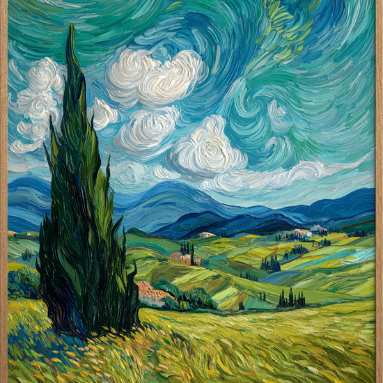 Himlens hvisken og markens sus - Oak Frame, No Border