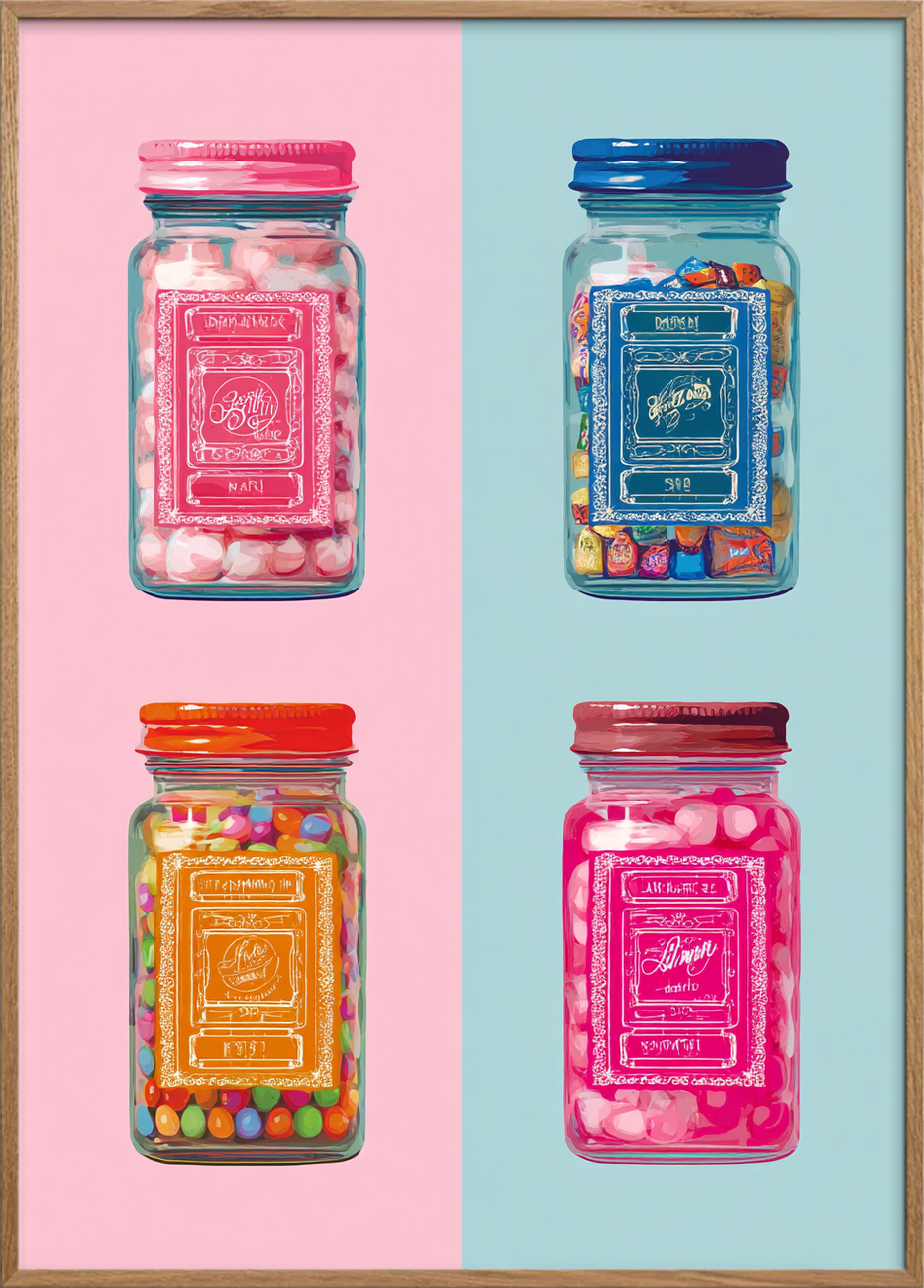 Smagen af barndommens klang - Oak Frame, No Border