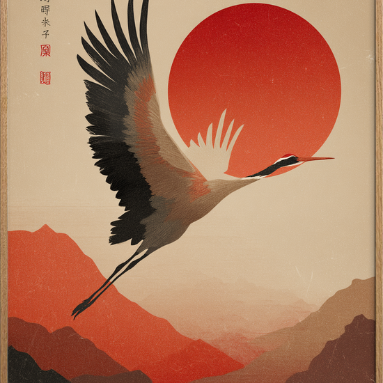 Klang af sol og vinger - Oak Frame, No Border