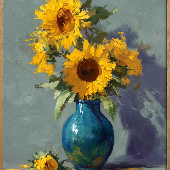 Solens smag af honning - Oak Frame, No Border