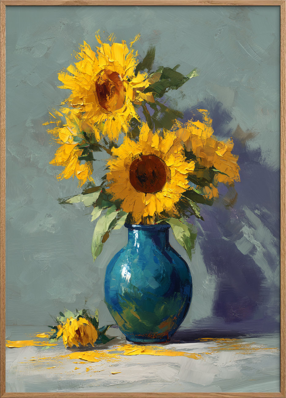 Solens smag af honning - Oak Frame, No Border