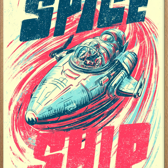 Stjernesusets kolde berøring - Oak Frame, No Border