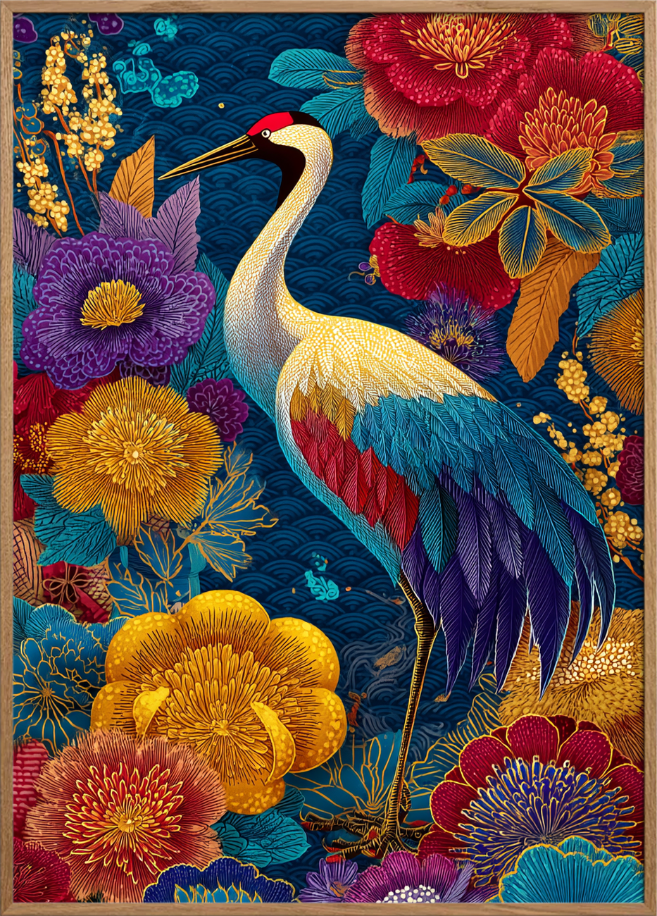 Tranens gyldne hvisken - Oak Frame, No Border