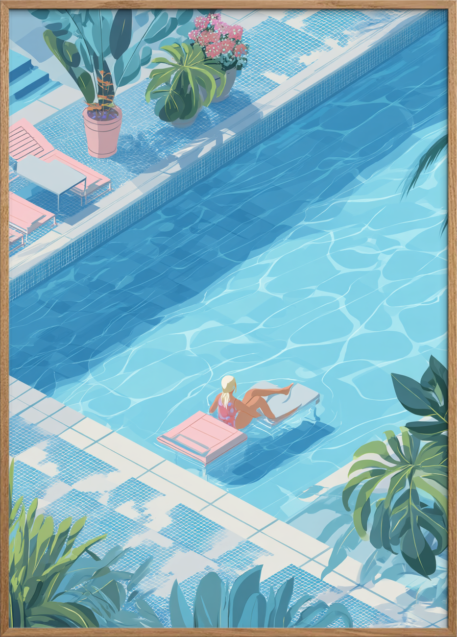 Vandets bløde kys - Oak Frame, No Border