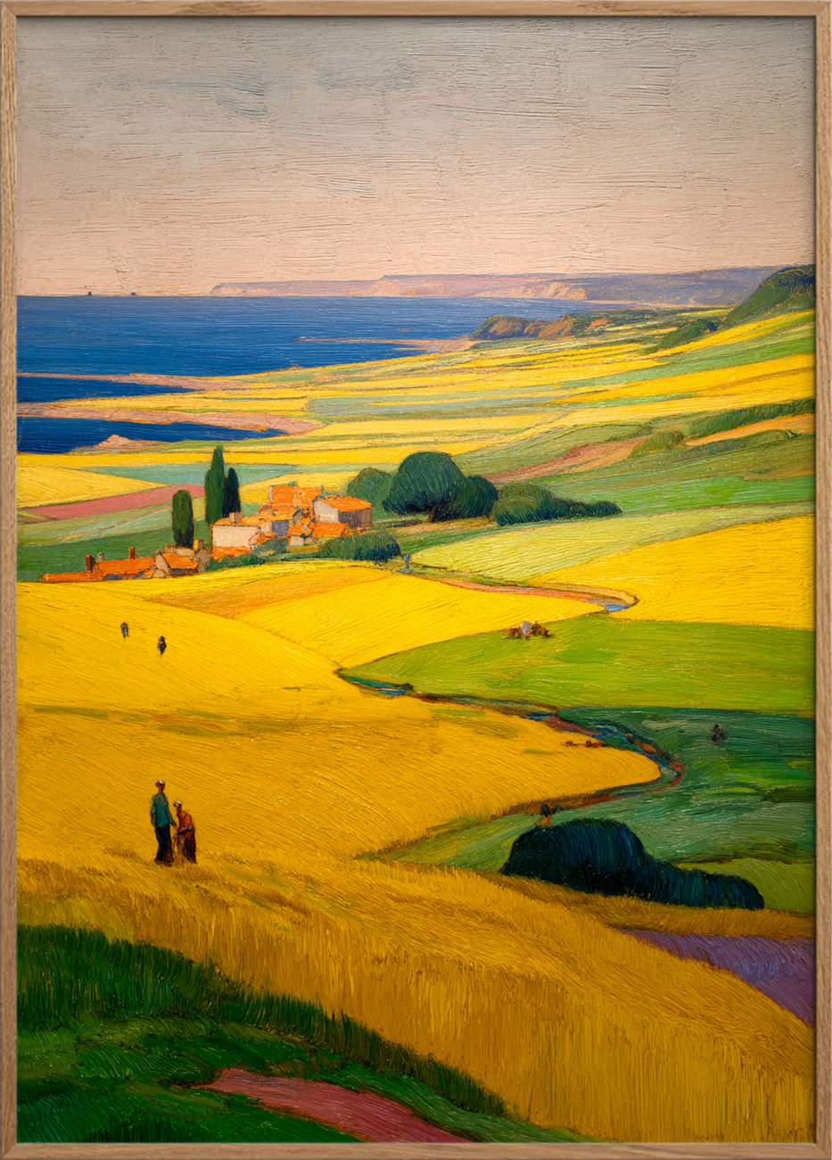 Sus af gyldent korn - Oak Frame, No Border