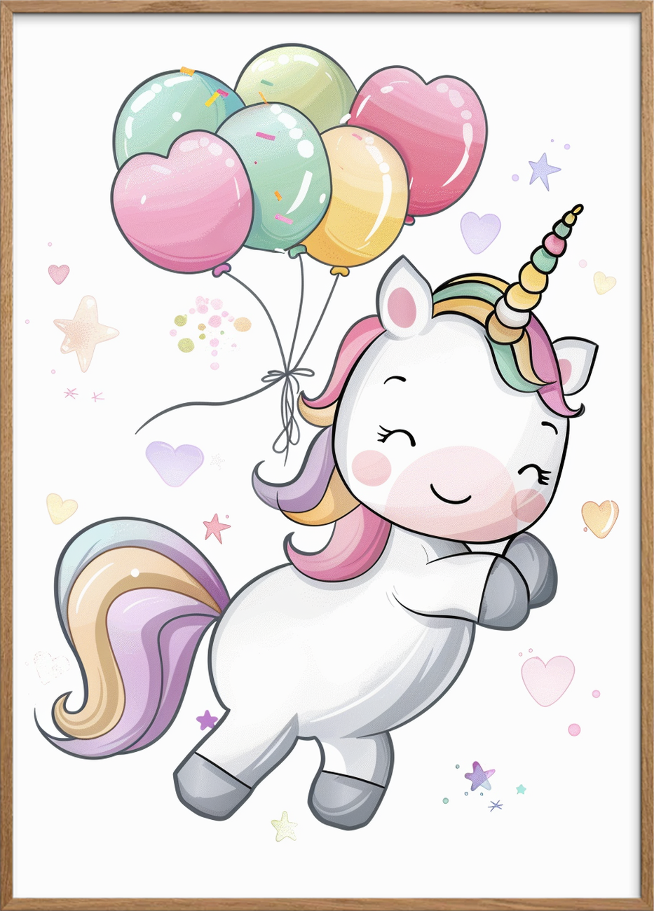 Lyden af sukkerskyer - Oak Frame, No Border