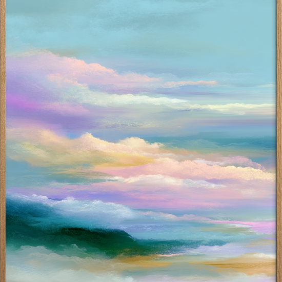 Himmelens bløde hvisken - Oak Frame, No Border