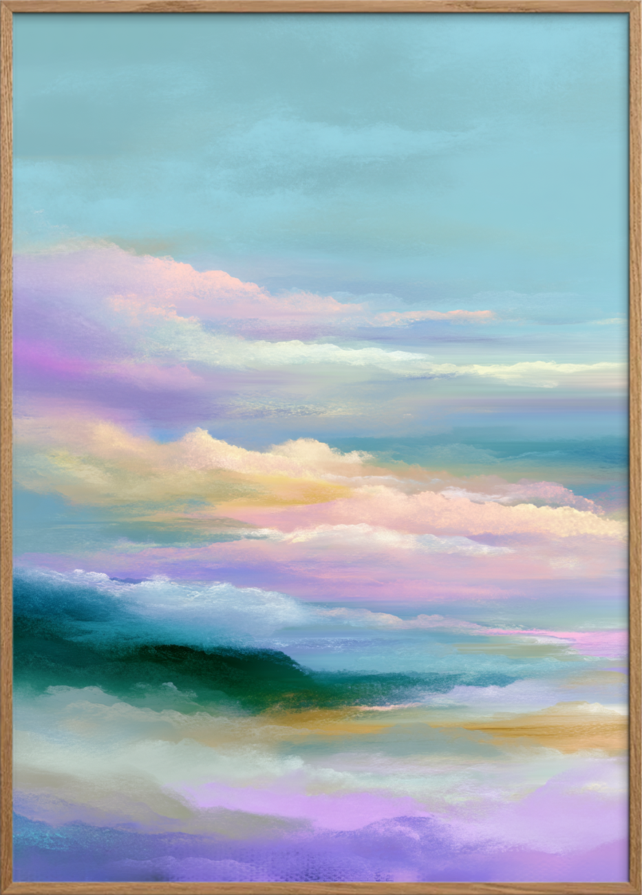 Himmelens bløde hvisken - Oak Frame, No Border