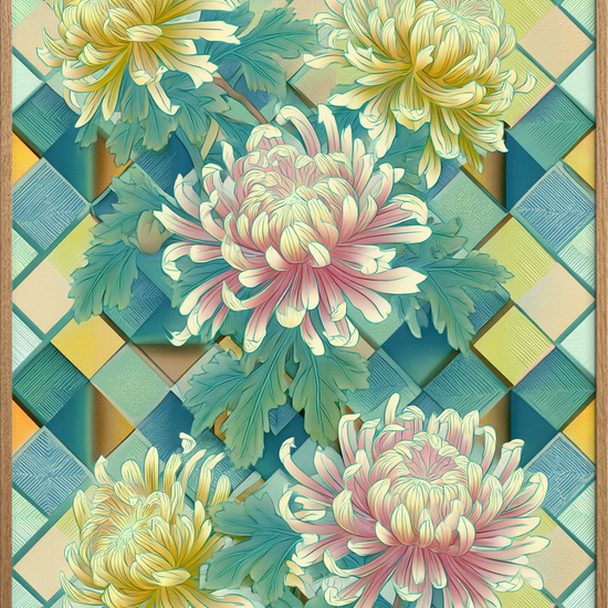 Mosaikkens bløde klang - Oak Frame, No Border