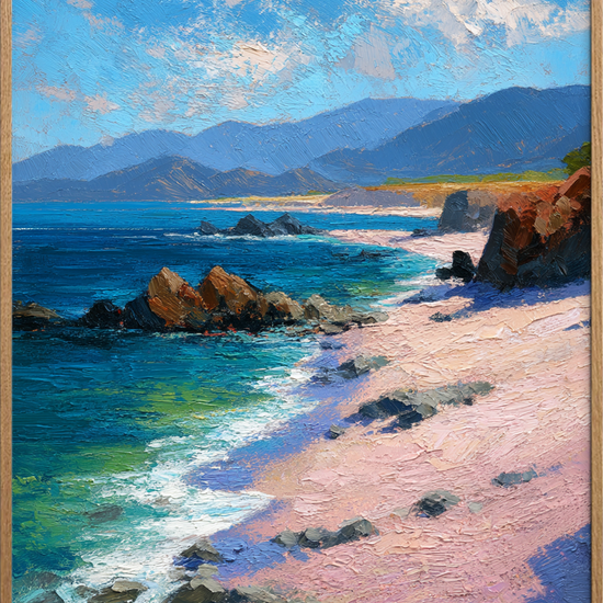 Lysets salte hvisken - Oak Frame, No Border