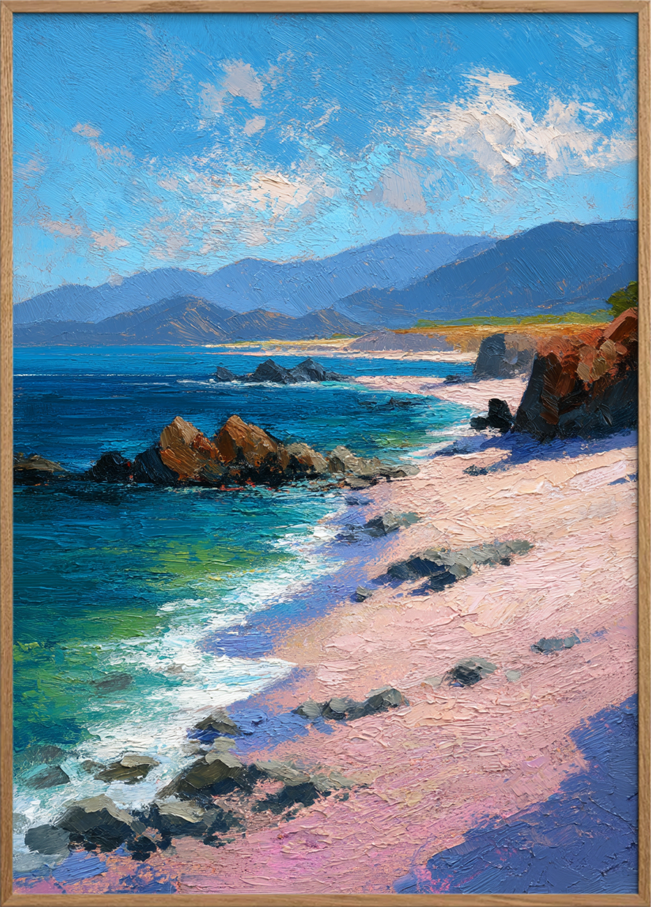 Lysets salte hvisken - Oak Frame, No Border