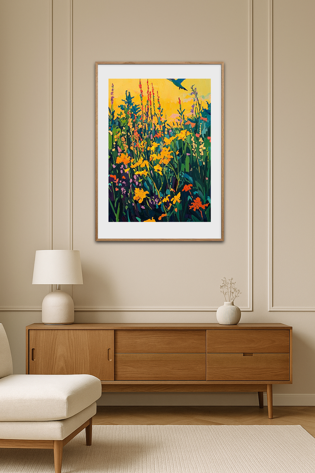 flugten over vildengens farvebrus - Room Environment (Tall Format)