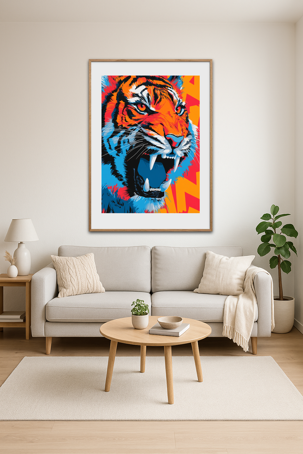 Vibrerende brøl af farver - Room Environment (Tall Format)