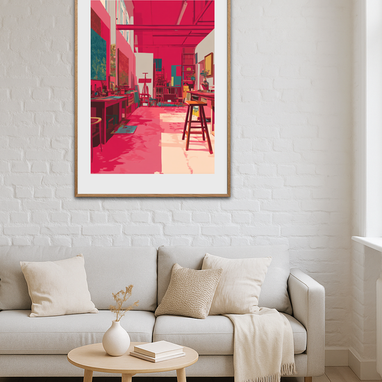 Lærredets stille sus - Room Environment (Tall Format)