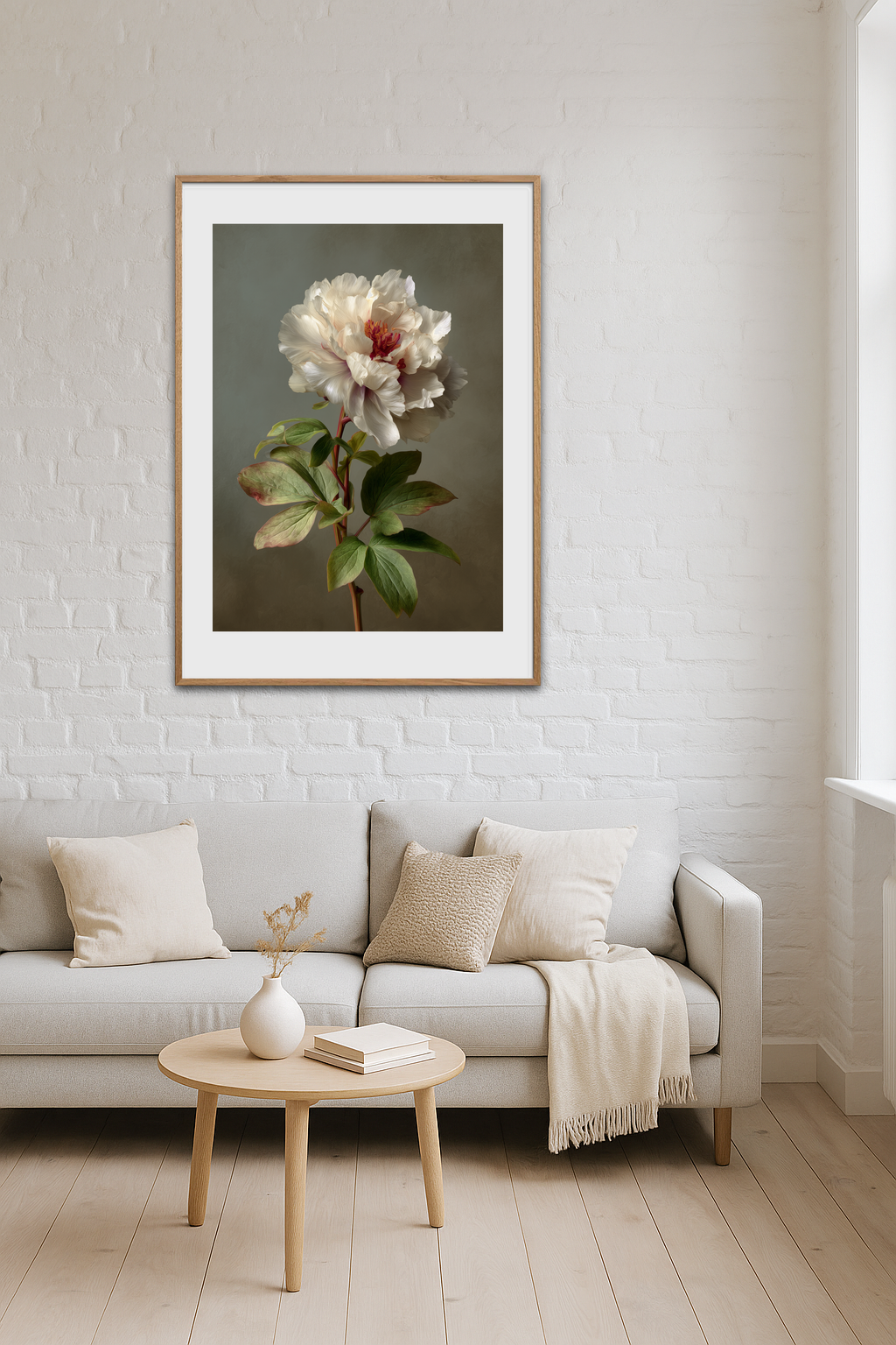 Silkesus i hvide lag - Room Environment (Tall Format)