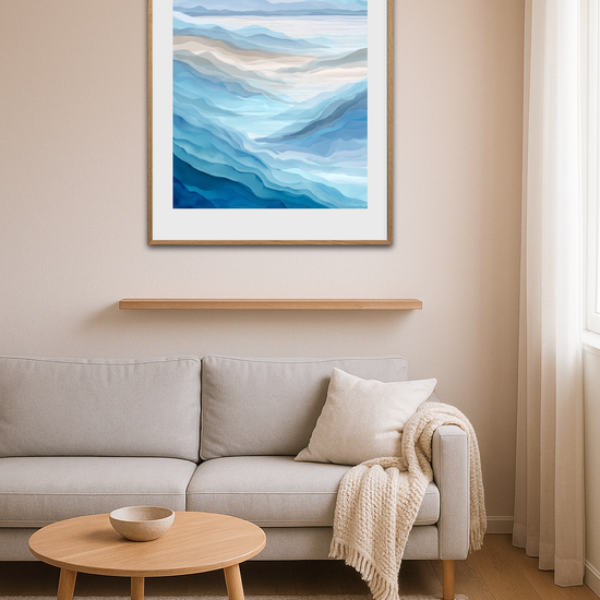 Havets hvisken mod bjerge - Room Environment (Tall Format)