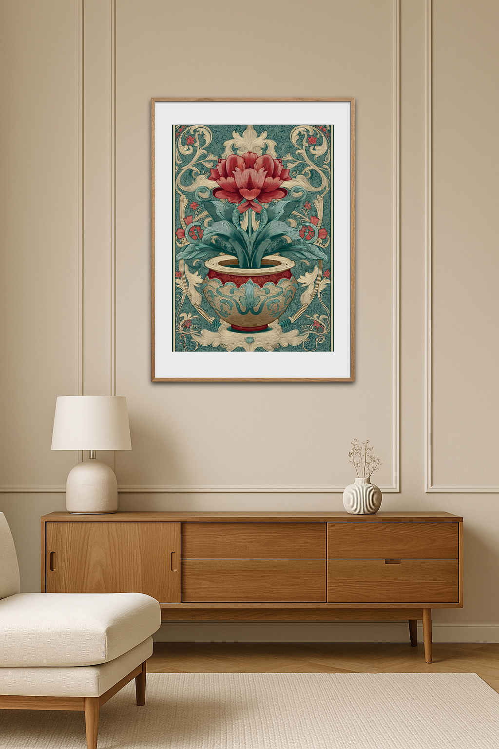 Blomstens stille hvisken - Room Environment (Tall Format)