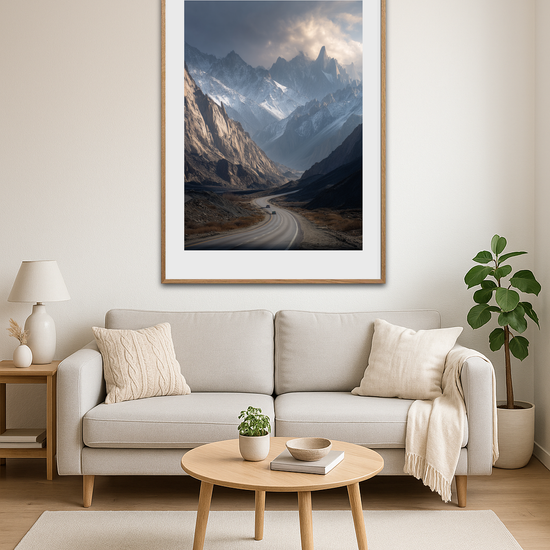 Bjergenes stille hjertebank - Room Environment (Tall Format)