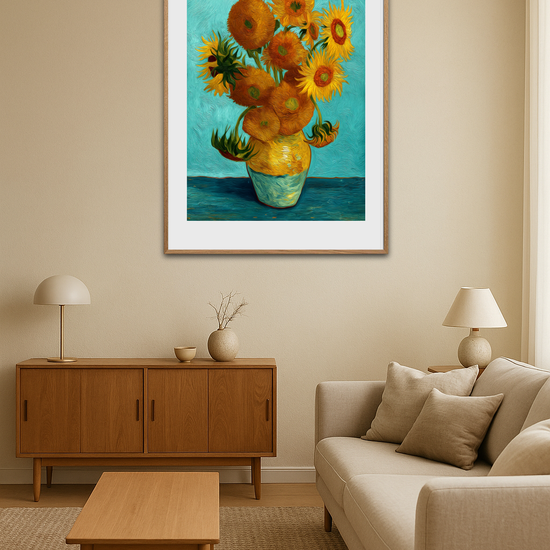 Solsikkernes varme hvisken - Room Environment (Tall Format)