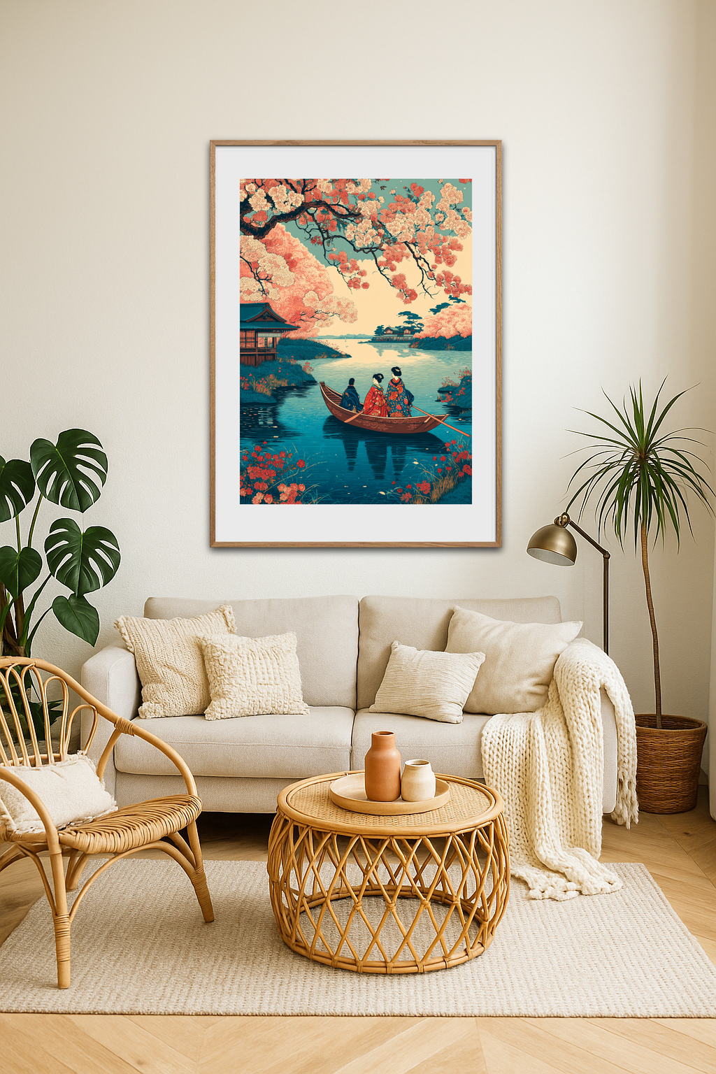 Forårets hvisken over vandet - Room Environment (Tall Format)