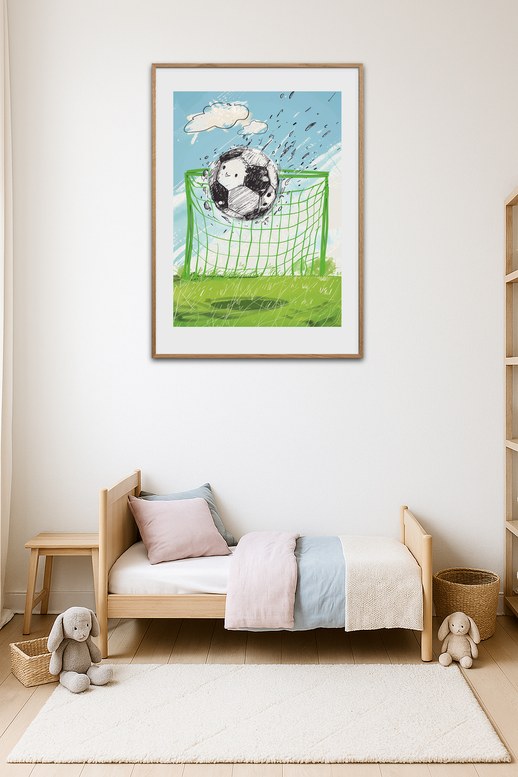 Boldens kys mod nettet - Room Environment (Tall Format)