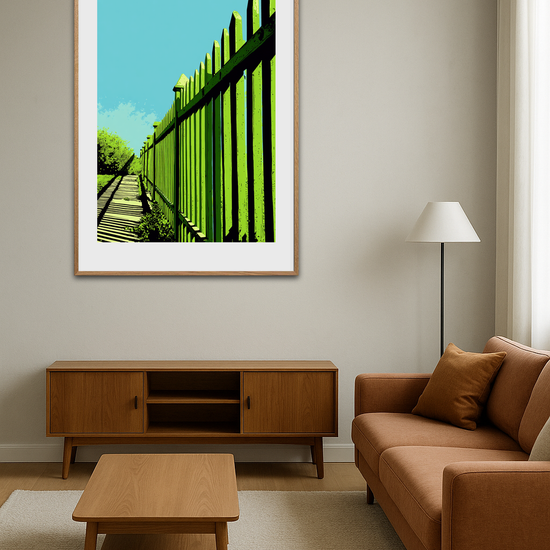 Smagen af grøn sommerskygge - Room Environment (Tall Format)