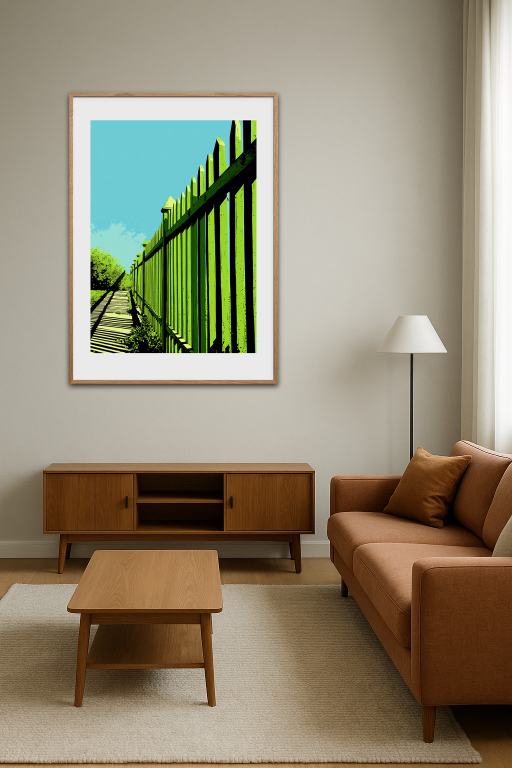 Smagen af grøn sommerskygge - Room Environment (Tall Format)