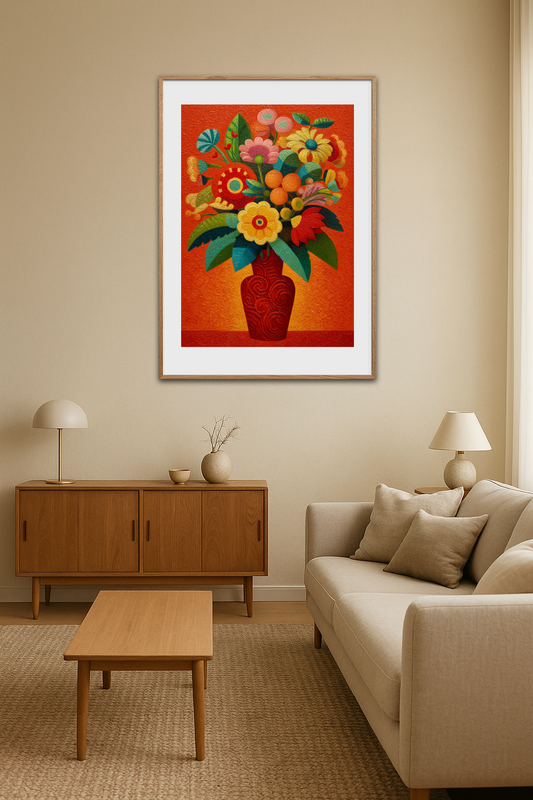 Klang af varme farver - Room Environment (Tall Format)