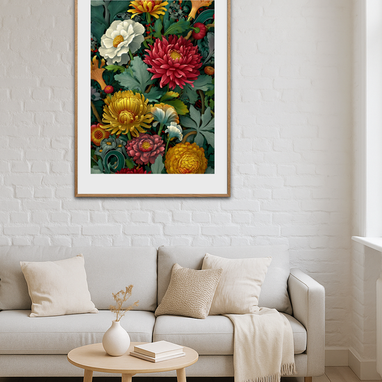 Hviskende blomsternes symfoni - Room Environment (Tall Format)