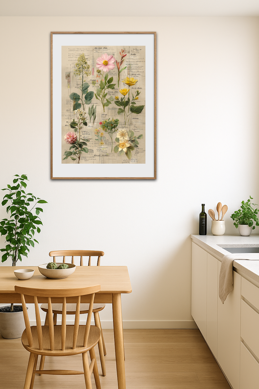 Blomsternes hvisken på papir - Room Environment (Tall Format)