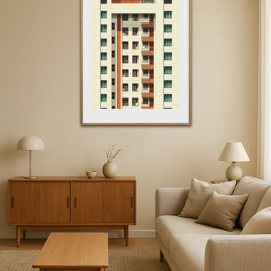 Betonens stille sus - Room Environment (Tall Format)