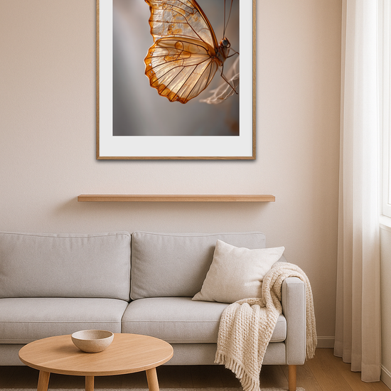 Vingesus i gyldent lys - Room Environment (Tall Format)