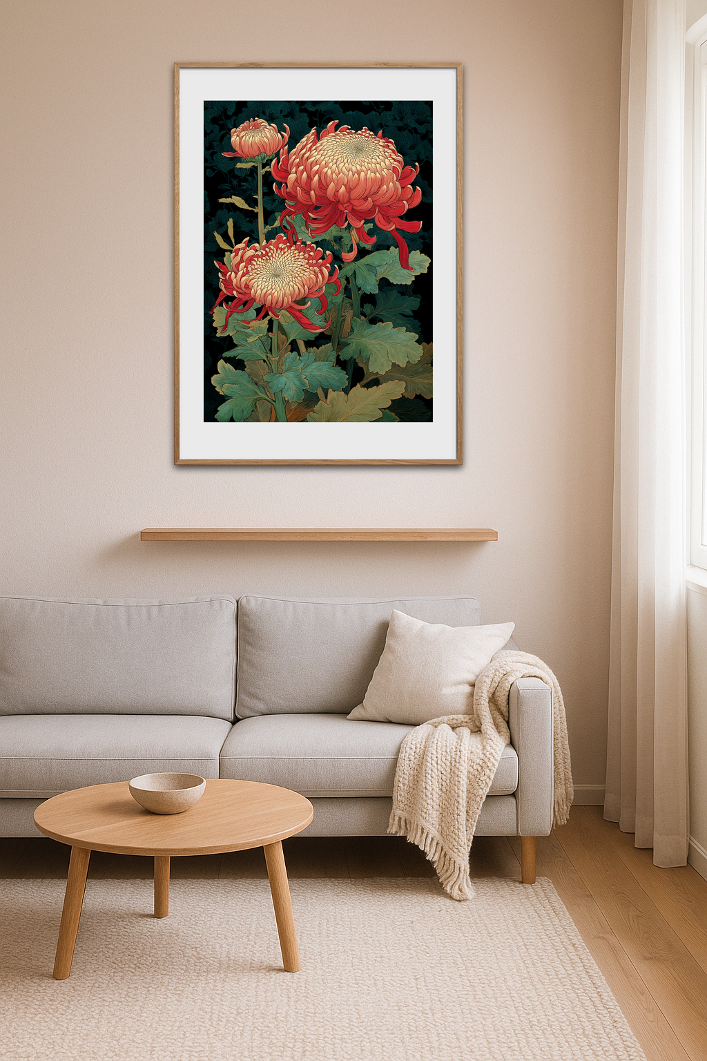 Fløjlsblomsternes varme hvisken - Room Environment (Tall Format)