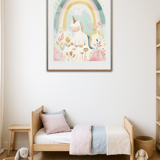 Silke under regnbuens åndedrag - Room Environment (Tall Format)