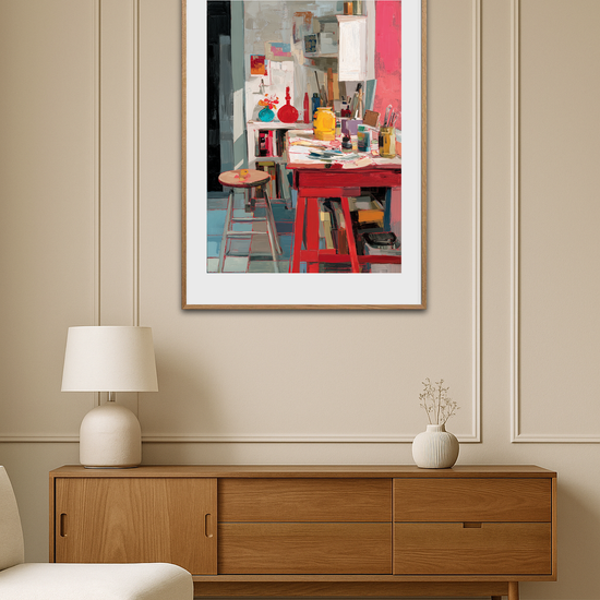 Rummet smager af pigment - Room Environment (Tall Format)