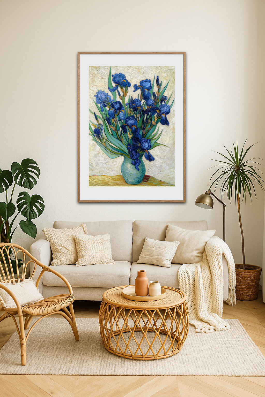 Blød blå hvisken - Room Environment (Tall Format)