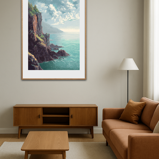 Havets hvisken mod klippen - Room Environment (Tall Format)