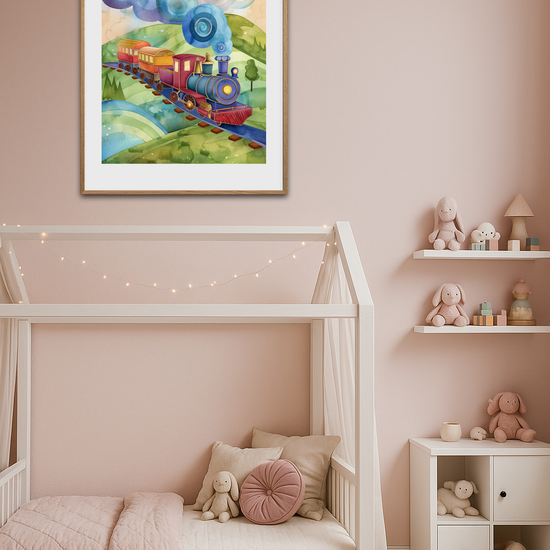 Togets blå hvisken - Room Environment (Tall Format)