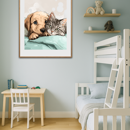 Blød symfoni af tryghed - Room Environment (Tall Format)